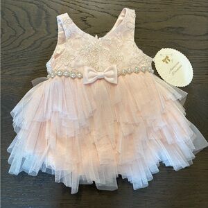 Baby girl cocktail dress 6M retail $149 USD NWT